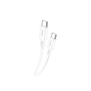 KAKUSIGA KSC-982 WEIMENG USB TYPE-C / TYPE-C KÁBEL 3A 1 MÉTER FEHÉR 147173272 - Adatkábel