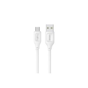 CABLU MICRO USB USAMS MOE SJ620 2A 1 METR ALB 147173382 - Cabluri de date