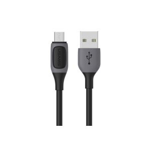 USAMS JELLY SJ597 CABLU MICRO USB 2A 1 METR NEGRU 147173462 - Cabluri de date