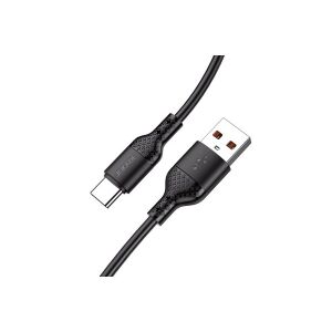 JOKADE JA023 JUZHUO USB TYP-C KÁBEL 5A 1 METER ČIERNY 147174584 - Káble