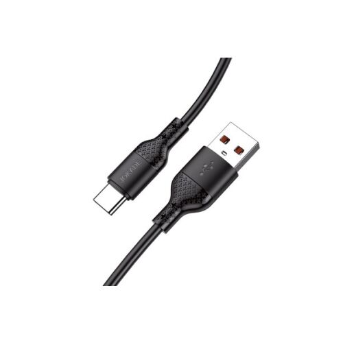 JOKADE JA023 JUZHUO USB TYP-C KÁBEL 5A 1 METER ČIERNY 147174584