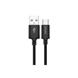JOKADE JA003 JIEGE CABLU USB TYPE-C 5A 3 METRI NEGRU 147174701 - Cabluri de date