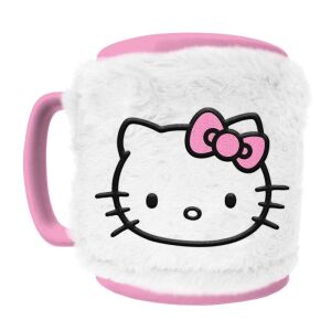 Keramický hrnček Hello Kitty s plyšovou potlačou 147175395 - Hello Kitty