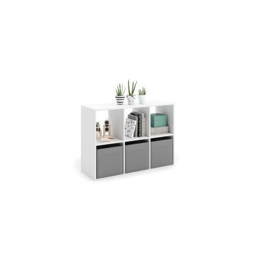 Loni fehér könyvespolc 2x3 147176998