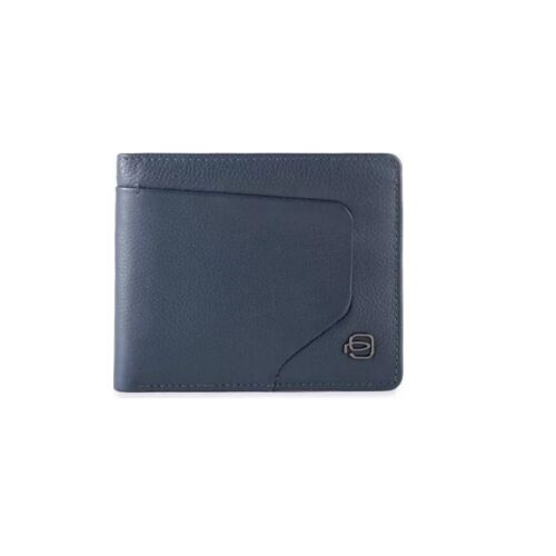Piquadro, Piquadro, Leather Wallet, Pu4518Aor, Blu Oltremare, For Men