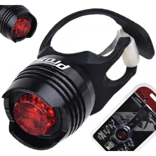 PROX NAOS hátsó kerékpárlámpa, alumínium hengerrel