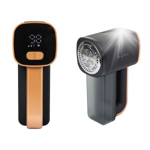 BLOW LR-61 USB Akkus boholytalanító textilborotva - Fekete (44-404#)