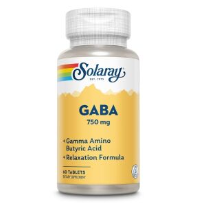 Gaba 750 mg Solaray, 60 tabletta