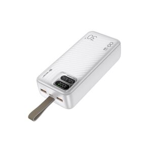 Tracer TRABAT47506 Powerbank USB-A + Type-C / 30000mAh 65W - Fehér