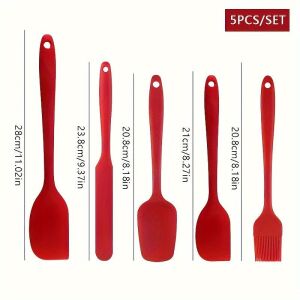 5 db-os szilikon konyhai eszközök készlet Piros 147187530 - Konyhai eszköz