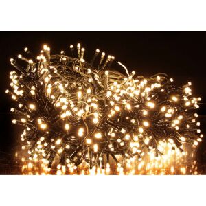 Șir luminos BOA dens, 9,9 m, cu 768 LED-uri, cu adaptor de alimentare, alb cald, temporizator 6/18 ore, 8 tipuri de efecte luminoase, IP44 147188915 - ProGarden Ghirlande luminoase