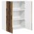 vidaXL Konyhaszekrény polcokkal Öreg fa 80 x 31 x 100 cm Faanyag 147190129