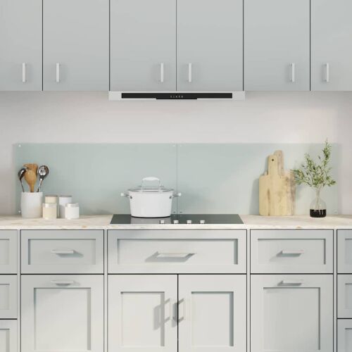 vidaXL Spate de bucătărie 2 pcs Alb 90 x 40 cm sticlă securizată 147193211