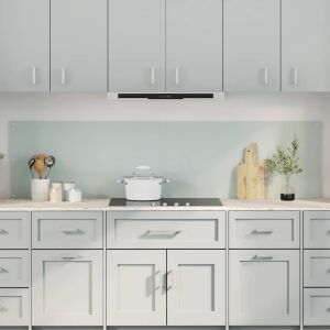 vidaXL Spate de bucătărie 2 pcs Alb 100 x 50 cm sticlă securizată 147198792 - Decorațiuni