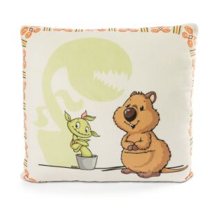 NICI GREEN Wild Friends Mola kurtafarkú kenguru 30x30 cm párna 147200964 - Díszpárna