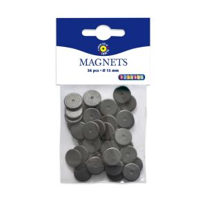 Playbox Mágnes korong, 15 mm, 36 db 147201177 - Matrica, mágnes