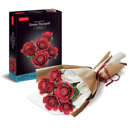CubicFun 3D puzzle virágcsokor - Rózsacsokor 147201594