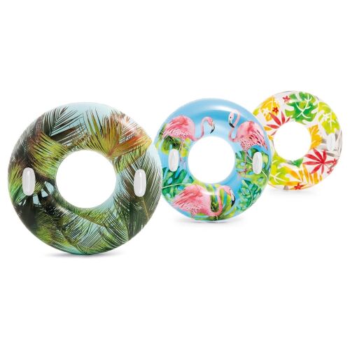 Intex Virágos óriás úszógumi kapaszkodóval 97 cm (3 féle) 147201771