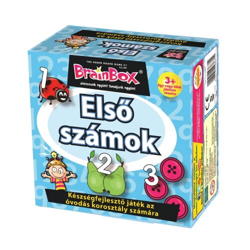 BrainBox Első Számok társasjáték óvodásoknak, játékos számtanulás - BrainBox