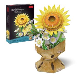 CubicFun 3D puzzle virágcsokor - Napraforgó 147202798 - 3D puzzle
