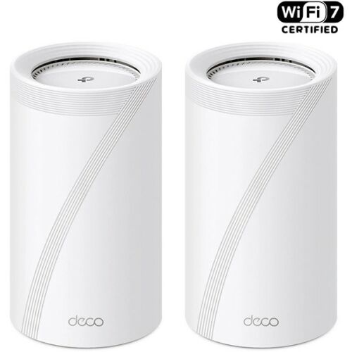 TP-Link Deco BE85(2-pack) BE19000 fehér háromsávos otthoni mesh Wi-Fi 7 rendszer (2db)