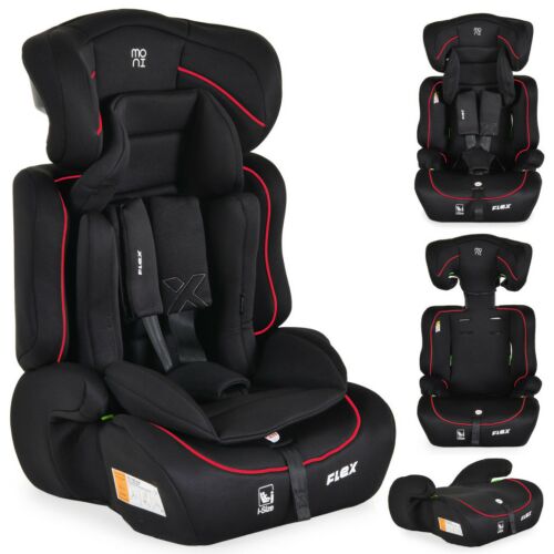 Moni Flex biztonsági autósülés 76-150cm - Fekete/piros 147204299