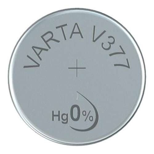VARTA V377 Watch Battery, Silver Oxide Button Cell