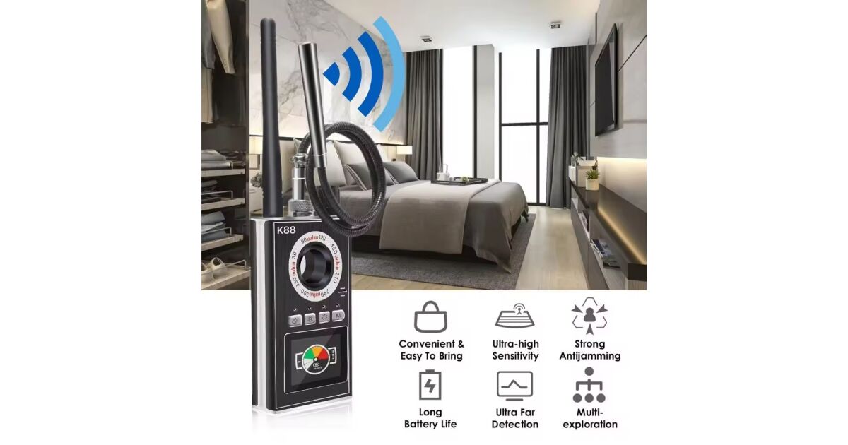 Detector de Aparate Spion Camere, Microfoane, Localizatoare GPS ...