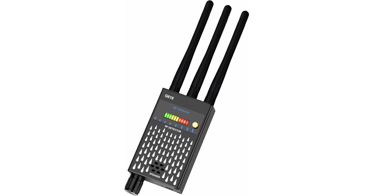 Detector de Aparate Spion Camere, Microfoane, Localizatoare GPS, cu 3 ...