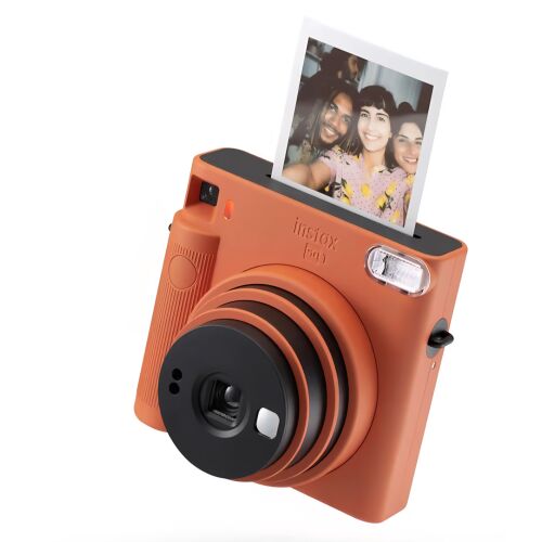 Aparat Foto Instant instax Square SQ1™ Teracotta Orange, Format Square, Design Modern, Imprimare Instant 147210373