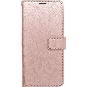 MEZZO Book tok XIAOMI Redmi Note 14 PRO 5G / 14 PRO PLUS 5G mandala arany rózsaszín