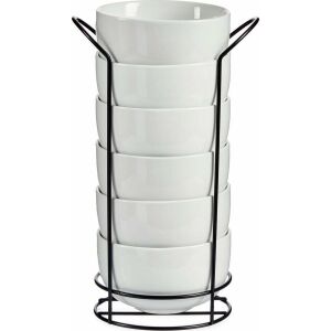 Vessia Leveses tál készlet fém állvánnyal, 800 ml