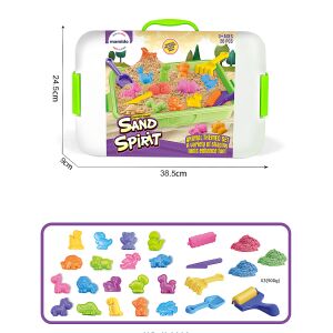 Piaskownica kinetyczna w walizce 26 szt. 147221977 - Gra typu sandbox