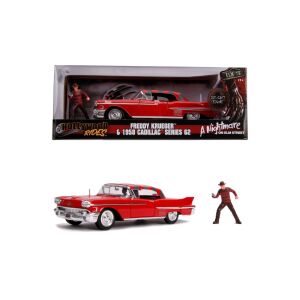Freddy Krueger 1958 Cadillac Model 62 fém modellautó 1-24 méretarányú