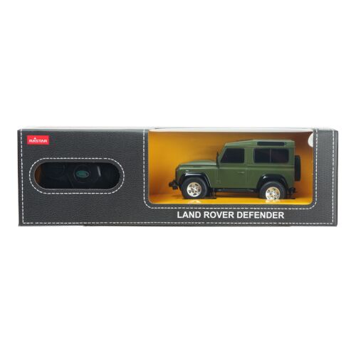 Rastar Land Rover Defender zöld távirányítós autó 1:24 méretarányú csomagolásban - Távirányítós jármű