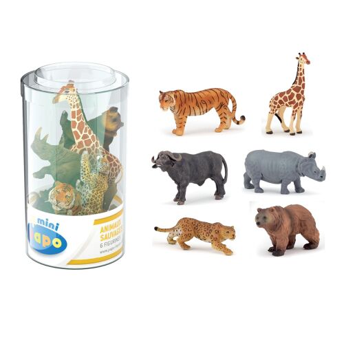 Papo figura szett 6 db mini vadállatból