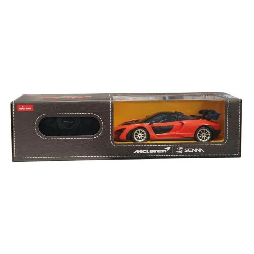 Rastar McLaren Senna narancssárga távirányítós autó 1:24 méretarányú dobozban - Távirányítós jármű
