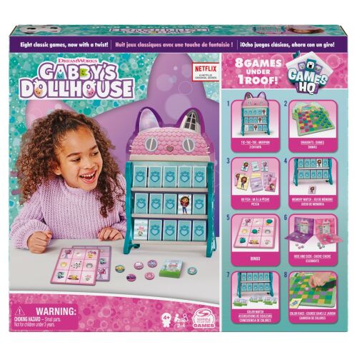 Gabby's Dollhouse játék – Games HQ, 8 az 1-ben