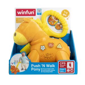 Winfun póni tolójáték 147228150 - Tolható, húzható játék