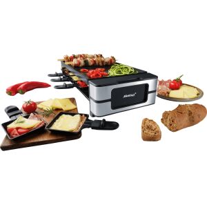 Котлон за грил и раклет, Steba Германия, 2000 W, 8 души, неръждаема стомана 147228825 - Барбекю на маса