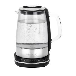 Fierbator apa, H.Koenig, 1.5 litri, 2200 W, negru 147228944 - Fierbătoare, Sandwich-maker, Blendere, Prajitoare de paine și Storcatoare de fructe și legume