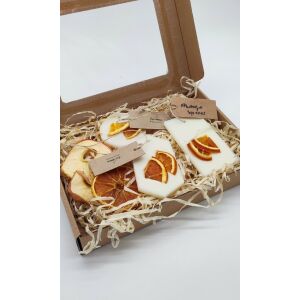 ILLATOS AJÁNDÉKSZETT -30 / KICSI - 3 X MEDÁL / NARANCS SZÍNŰ SPASES 147229703 - Légfrissítő