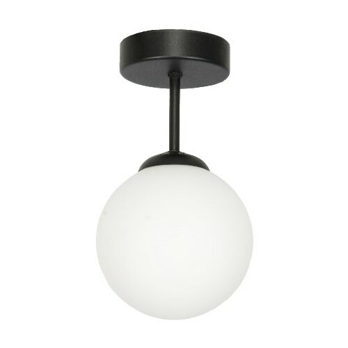 Mennyezeti lámpa, fekete ernyő, üveggömb, CALIPSO 13-827 147230246