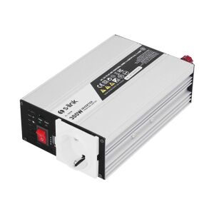 S-Link Inverter - SL-300W (1 Schuko, szivargyújtó, 300W, DC12V-AC230V fekete)