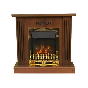 Електромон Kandalló Smile Nut & Galileo Gold, Art Flame, 905x940x265 mm, 2000 W, Termosztát, 5 szágátú lángintenzítás, Időzítő 147230295 - Камина и печка