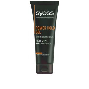 SYOSS MEN POWER HOLD - erős gél göndör hajra