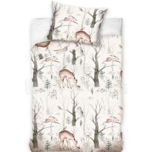 Állatos Whisper gyerek, ovis ágyneműhuzat 90x120 cm, 40×60 cm