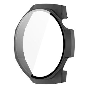 Huawei Watch GT5 Pro (46 mm), Műanyag védőkeret, kijelzővédő üveggel, közepesen ütésálló, szíj nélkül, fekete
