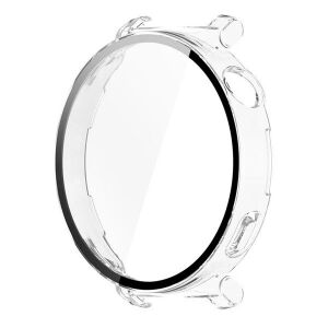 Huawei Watch GT5 Pro (42 mm), Műanyag védőkeret, kijelzővédő üveggel, közepesen ütésálló, szíj nélkül, átlátszó