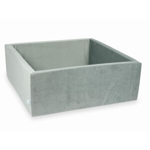 Száraz medence 110x110x40 Bársony szürke golyók nélkül